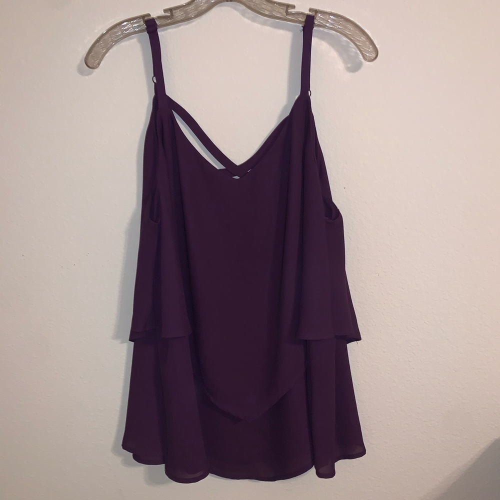 Strappy torrid silky camisole